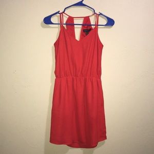 Red summer dress